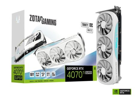 ZOTAC GAMING GeForce RTX 4070 Ti SUPER Trinity OC White Edition 16GB GDDR6X Hot on Sale