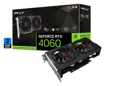 PNY GeForce RTX™ 4060 8GB XLR8 OC Fashion