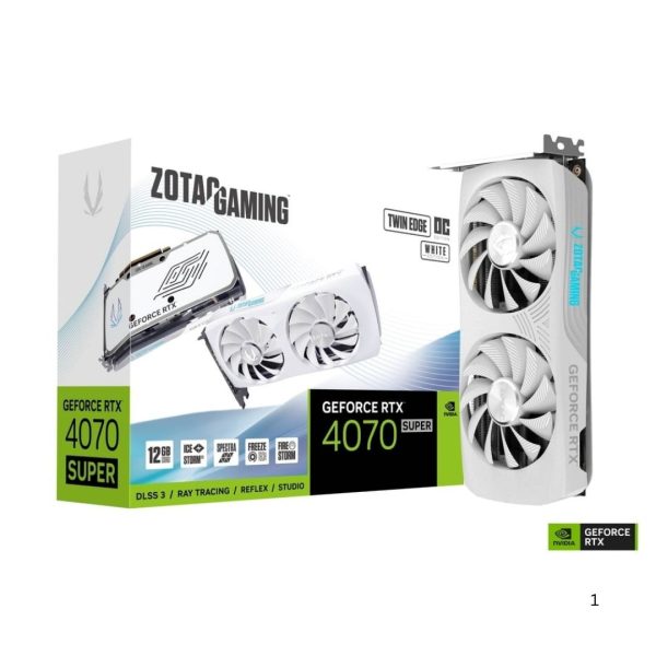 ZOTAC GAMING GeForce RTX 4070 SUPER TWIN EDGE OC WHITE Edition 12GB Online