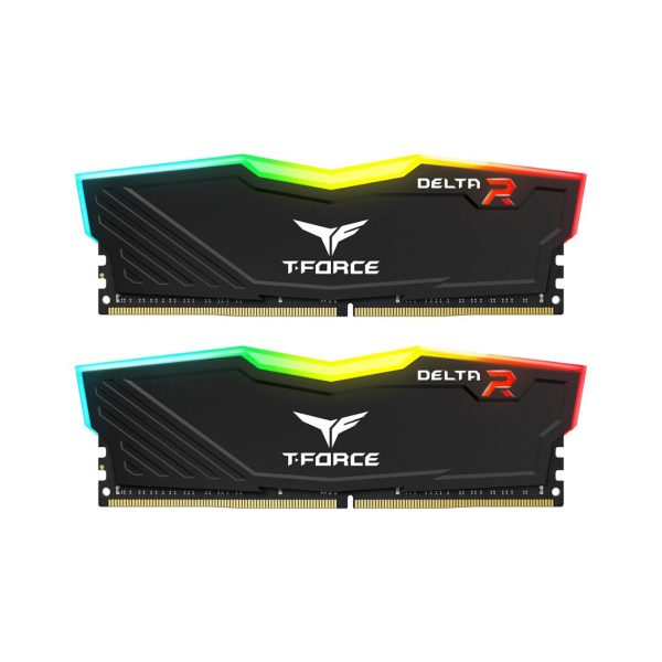 TEAMGROUP T-Force Delta RGB DDR4 Ram 16GB (2x8GB) 3600MHz CL18 - Black For Cheap