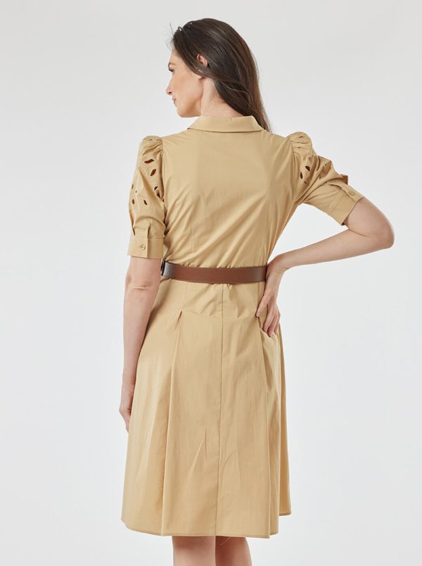 Vestido beige Patrice on Sale