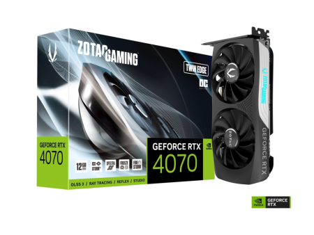 ZOTAC GAMING GeForce RTX 4070 12GB Twin Edge Fashion