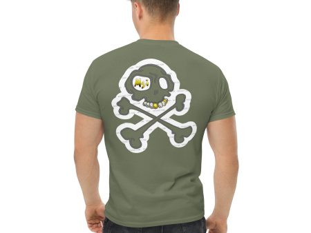 Skull & Cross Sticker Shirt on Sale