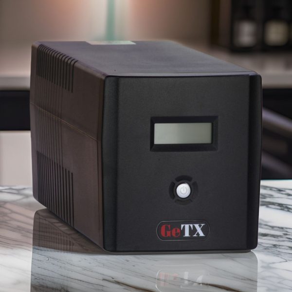 UPS GeTX GXK-1200-C (1200VA), Line interactive, LCD Battery 12v-7a *2 For Discount