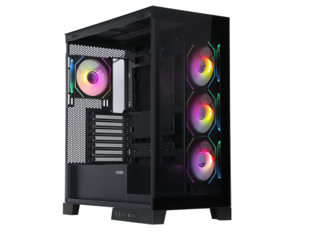 Sama Neview 2351 Mid Tower Case - Black (BTF) Supply