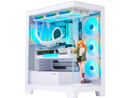 Sama Neview 2351 Mid Tower Case - White (BTF) Discount