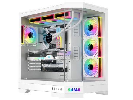 SAMA Neview 3021 Mid Tower Case ATX - White Supply