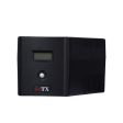 UPS GeTX GXK-1200-C (1200VA), Line interactive, LCD Battery 12v-7a *2 For Discount