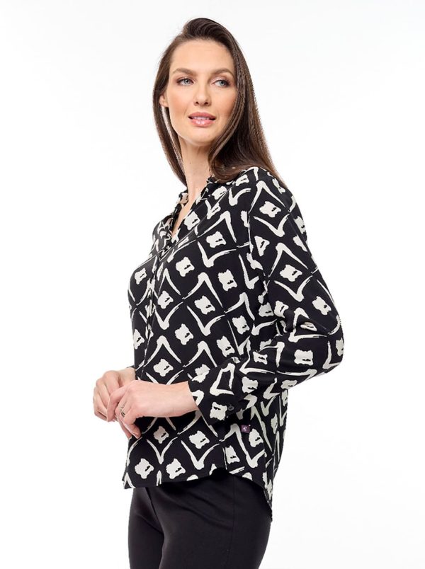 Blusa negra Natalie Sale