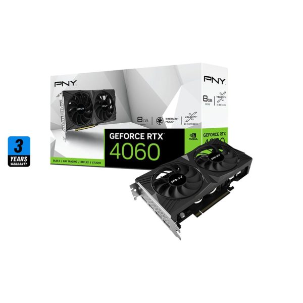 PNY GeForce RTX™ 4060 8GB VERTO™ Dual Fan Online Sale