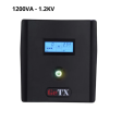 UPS GeTX GXK-1200-C (1200VA), Line interactive, LCD Battery 12v-7a *2 For Discount