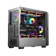 SAMA V Play 4367 Mid Tower Case ATX, With Monitor 7 inch - Black (BTF) For Cheap