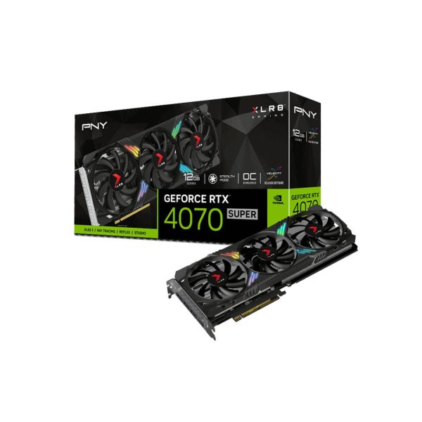 PNY GeForce RTX™ 4070 SUPER 12GB XLR8 Gaming VERTO Triple Fan DLSS 3 Sale