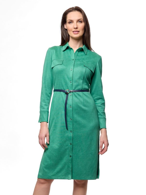 Vestido verde Cora on Sale