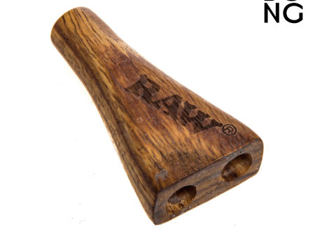 RAW Double Barrell Wooden Cig Holder Long (Matachora doble grande) Online Hot Sale