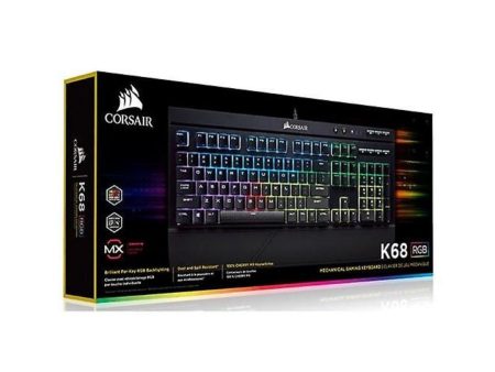 Corsair K68 Mechanical Gaming Keyboard (Cherry Mx Red switch) For Cheap