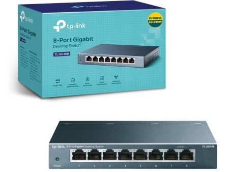 TP-Link TL-SG108 V9, Desktop Switch, 8 Port Online Sale