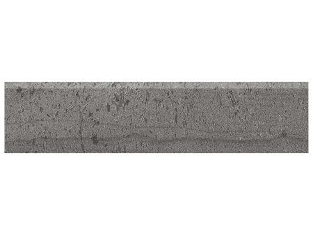 Anatolia - Amelia 3 in. x 12 in. Glazed Porcelain Bullnose - Carbon Matte For Cheap