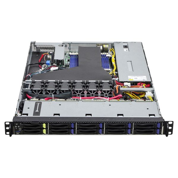 ASRock Rack 1U8S2E-ROME 2T AMD EPYC 7003 1U Server, 2 x 10G LAN, Support 8 x 2.5  Drive Supply