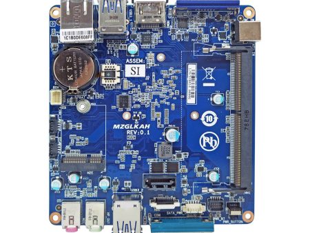 GigaIPC Intel Pentium Silver J5005 Embedded Fanless IPC Motherboard with onboard 32GB eMMC, 1 x COM & 6 x USB Hot on Sale