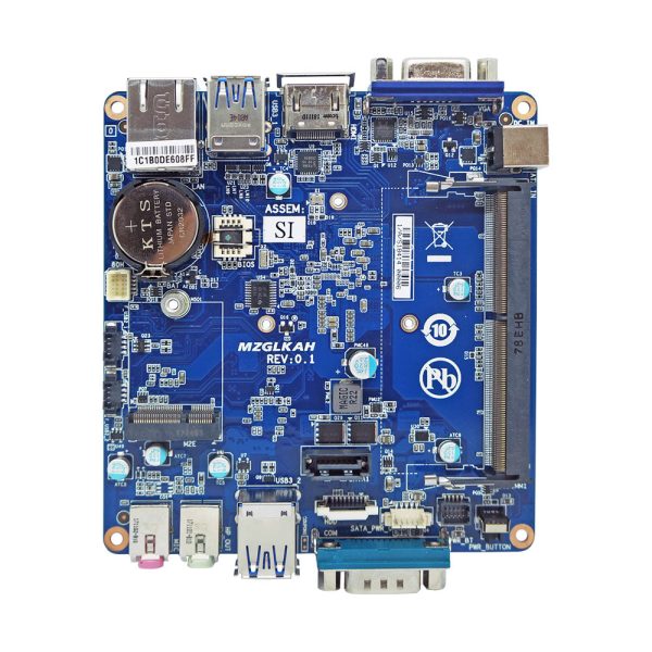 GigaIPC Intel Pentium Silver J5005 Embedded Fanless IPC Motherboard with onboard 32GB eMMC, 1 x COM & 6 x USB Hot on Sale