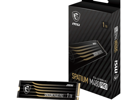 MSI CB SSD SPATIUM M480 PRO PCIe 4.0 NVMe M.2 1TB For Cheap