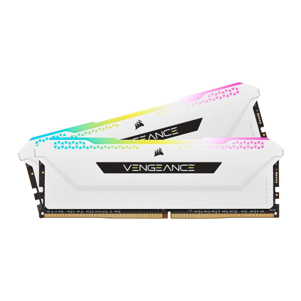 Corsair Vengeance RGB PRO SL 16GB (2x8GB) DDR4 3600MHz CL18 - White Fashion