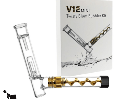 HW MINI Twisty Blunt Glass Bubbler For Cheap