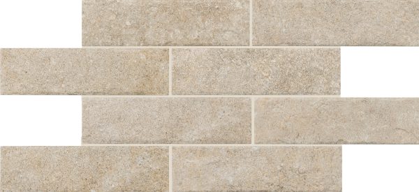 American Olean - Historic Limestone - 2  x 8  - Glazed Porcelain Tile - Native - Matte Online now