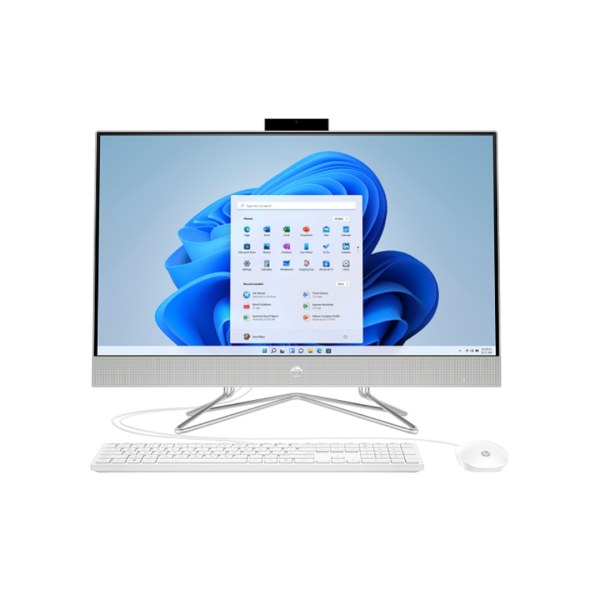 HP All in One 24-Cb1025nh-6V339EA, Core i5-1235U -12 Gen, RAM 8GB, 512GB SSD NVMe, Intel UHD Graphics, 24 FHD IPS, KB SET, White Online