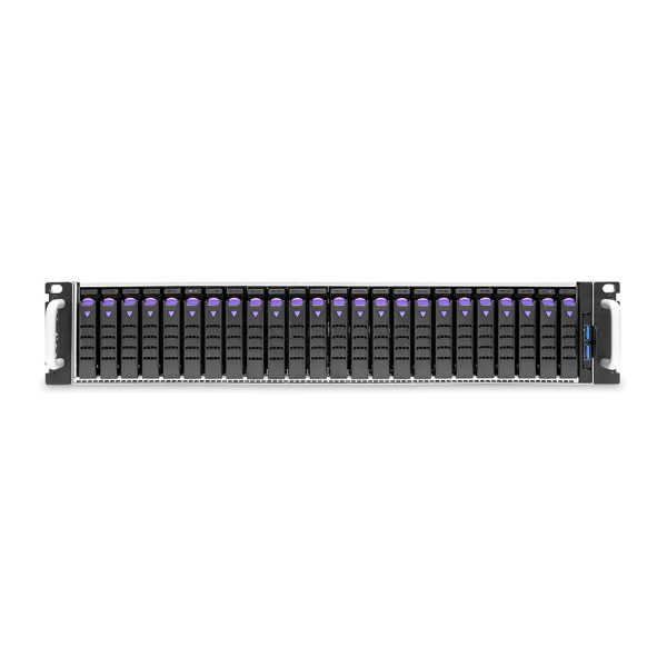 AIC SB201-HK Emerald Rapids All Flash 2U, 24 NVMe Bays Supply