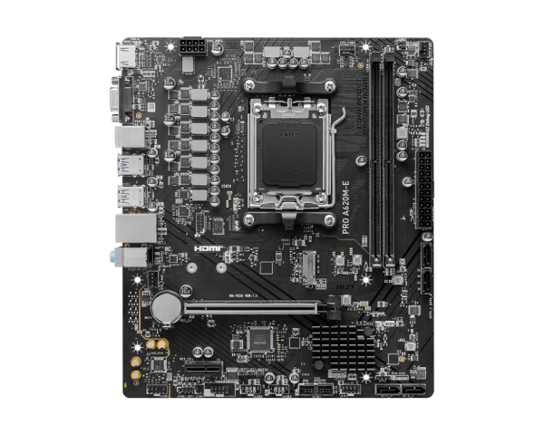 MSI Motherboard PRO A620M-E Supply