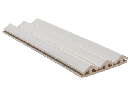 Emser Tile - Enhance - Radiant - 6  x 16  - Extruded Glazed Porcelain - Pyramid White on Sale