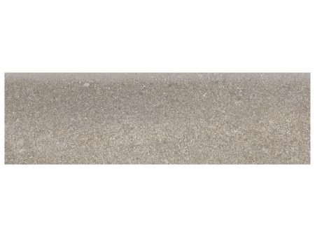 Anatolia - Crux 3 in. x 10 in. Glazed Ceramic Bullnose - Earth on Sale