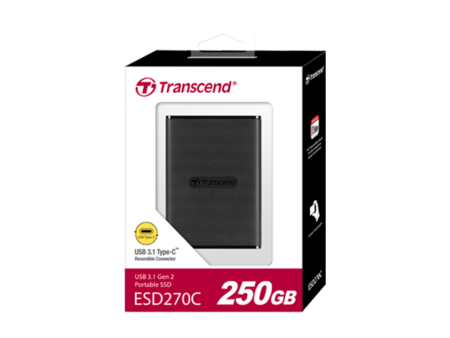 Transcend ESD270C 256GB Lightweight Portable SSD Discount