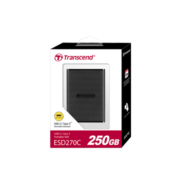 Transcend ESD270C 256GB Lightweight Portable SSD Discount