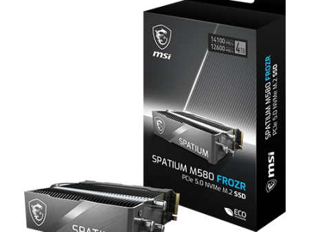 MSI SSD SPATIUM M580 PCIe 5.0 NVMe M.2 4TB FROZR Supply