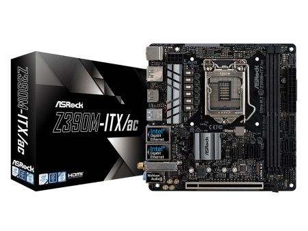 ASRock Z390M-ITX ac 8th 9th Gen Core Mini ITX Motherboard, Dual LAN with Teaming Online