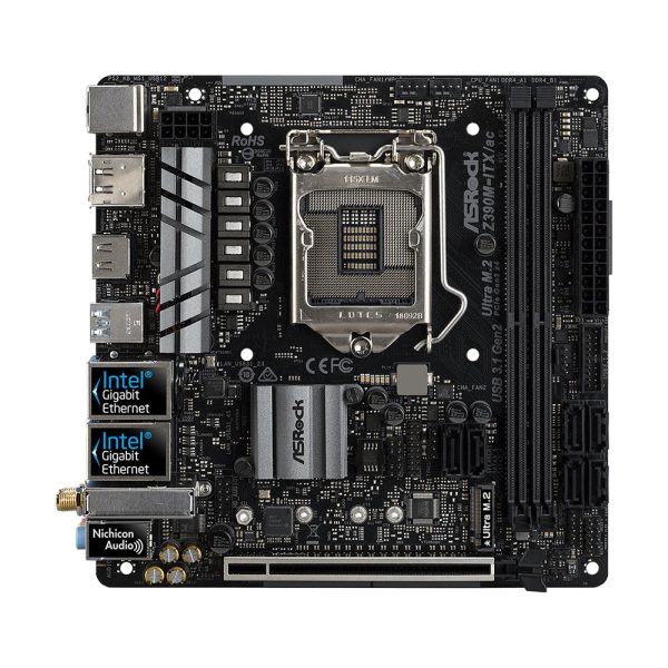 ASRock Z390M-ITX ac 8th 9th Gen Core Mini ITX Motherboard, Dual LAN with Teaming Online