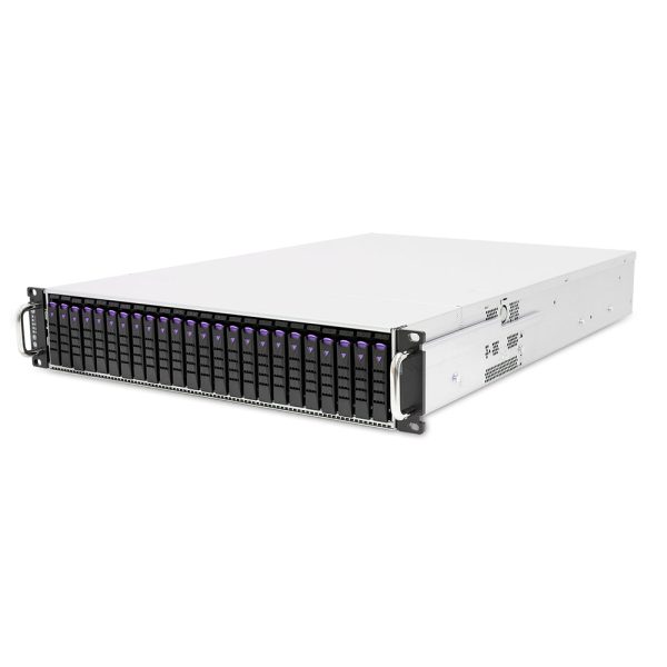 AIC EB201-TU Ice Lake Xeon 2U Storage Server, 24 x NVMe SATA SAS Hot on Sale