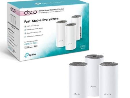 Deco E4 AC1200 Whole Home Mesh Wi-Fi System 3-Pack Supply