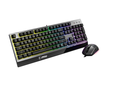 MSI Tastatur- und Maus-Set Combo USB, Schwarz on Sale