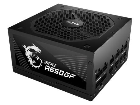 MPG A650GF : 650W 80 Plus Gold, ATX, Support GPU 3 x 6+2Pin Supply