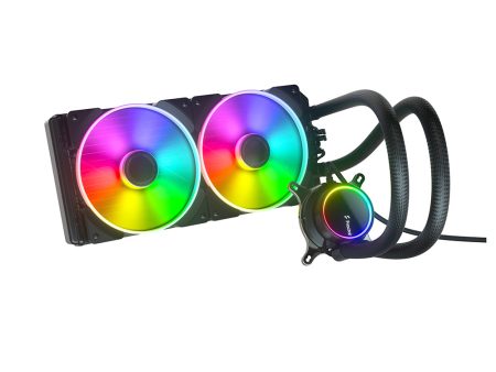 Fractal Design Celsius+ S28 Prisma 280mm AIO Liquid Cooler, ARGB Fan, ARGB Accented Pump Online Hot Sale