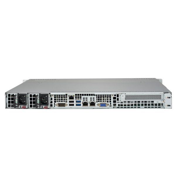 Supermicro SuperServer 5019P-MTR 1U Rackmount Barebone Server with Dual 10G Ethernet, IPMI, 4 x 3.5  Drive Bays, 1 x M.2, Redundant PSU, Single Socket P Intel Xeon Purley CPU Discount