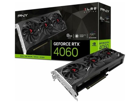 PNY GeForce RTX™ 4060 8GB XLR8 Gaming VERTO™ Triple Fan For Sale