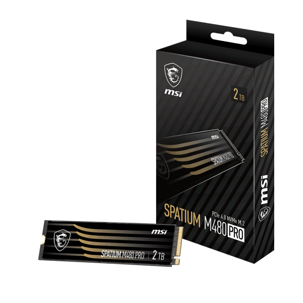 MSI CB SSD SPATIUM M480 PRO PCIe 4.0 NVMe M.2 2TB Sale