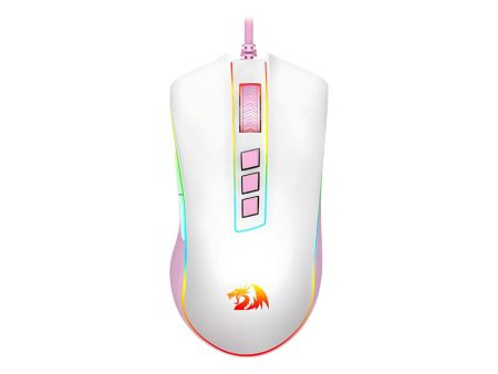 Redragon M711WP COBRA Gaming Mouse - White Pink Online now