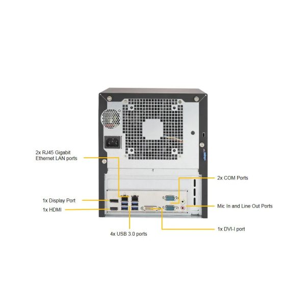 Supermicro SuperServer 5029S-TN2 Mini-Tower Server, Intel Core, 4 x Hotswap Drive Bays For Discount