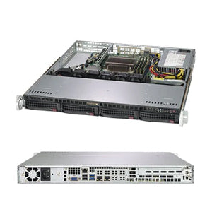 Supermicro 5019C-M Xeon E-2100 1U Rackmount w  4 x 3.5  Hot Swap Drive Bays For Discount